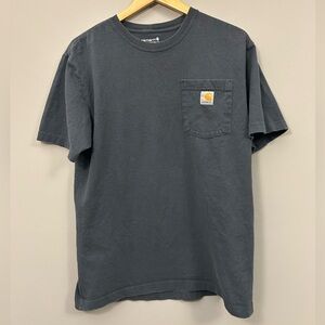 Carhartt Men's Dark Gray Blue Short Sleeve Tee